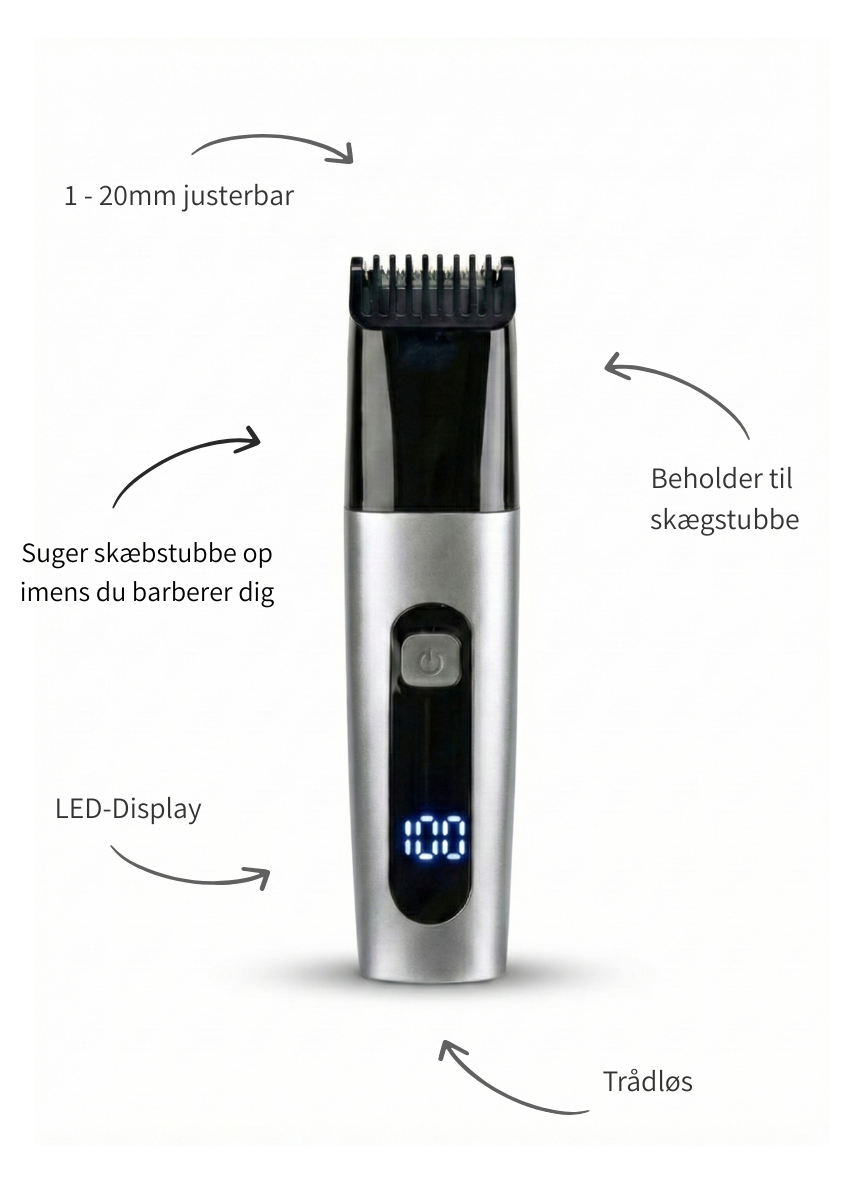 The Vacuum Beard Trimmer Pro™
