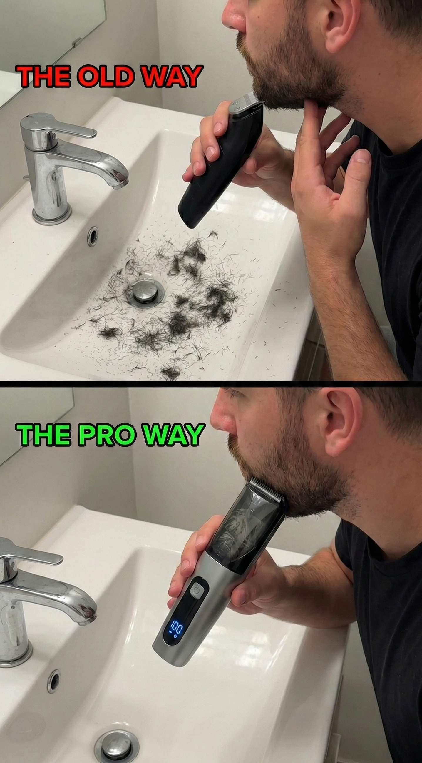 The Vacuum Beard Trimmer Pro™